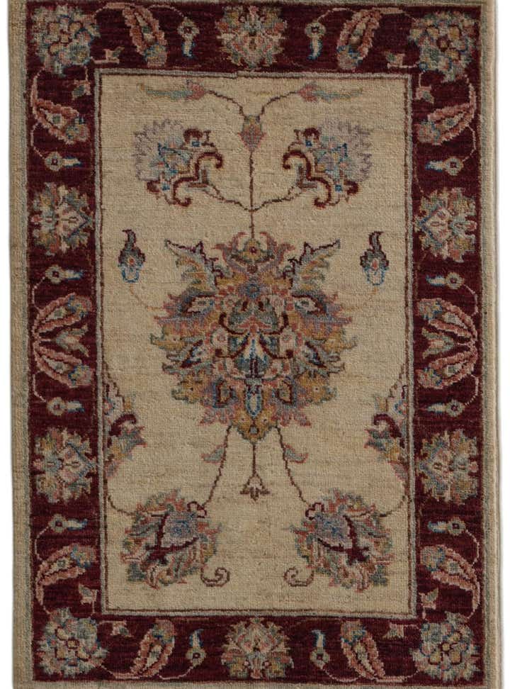 2' x 2' 11 Hand Knotted Ziegler Rug
