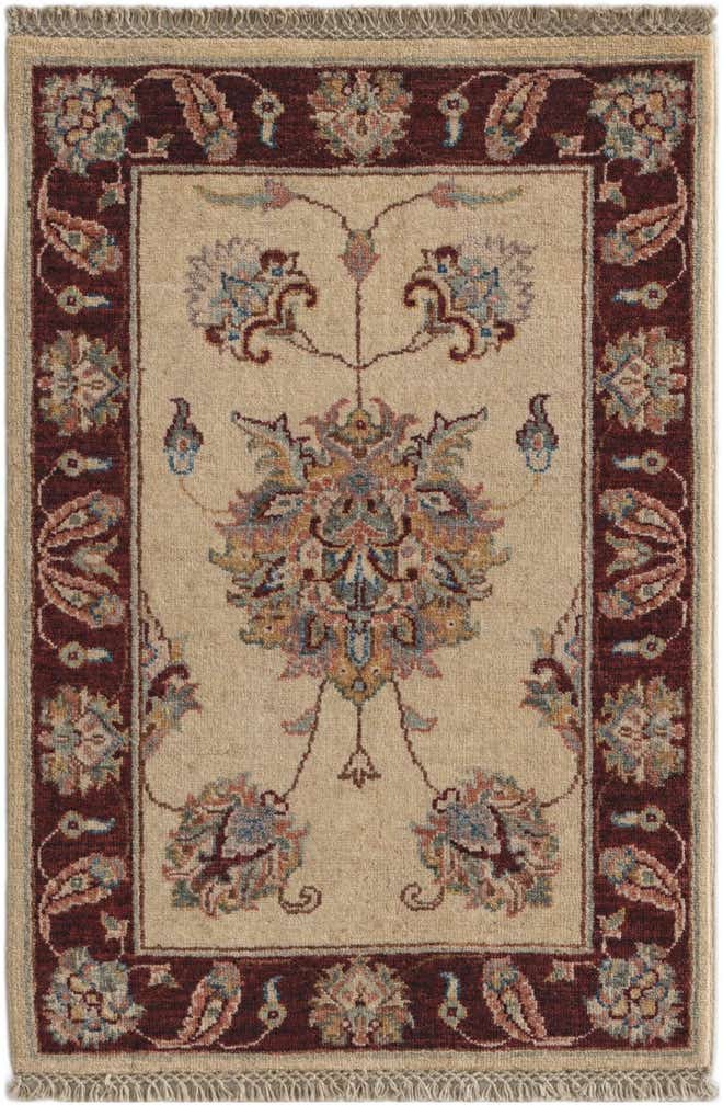 2' x 2' 11 Hand Knotted Ziegler Rug