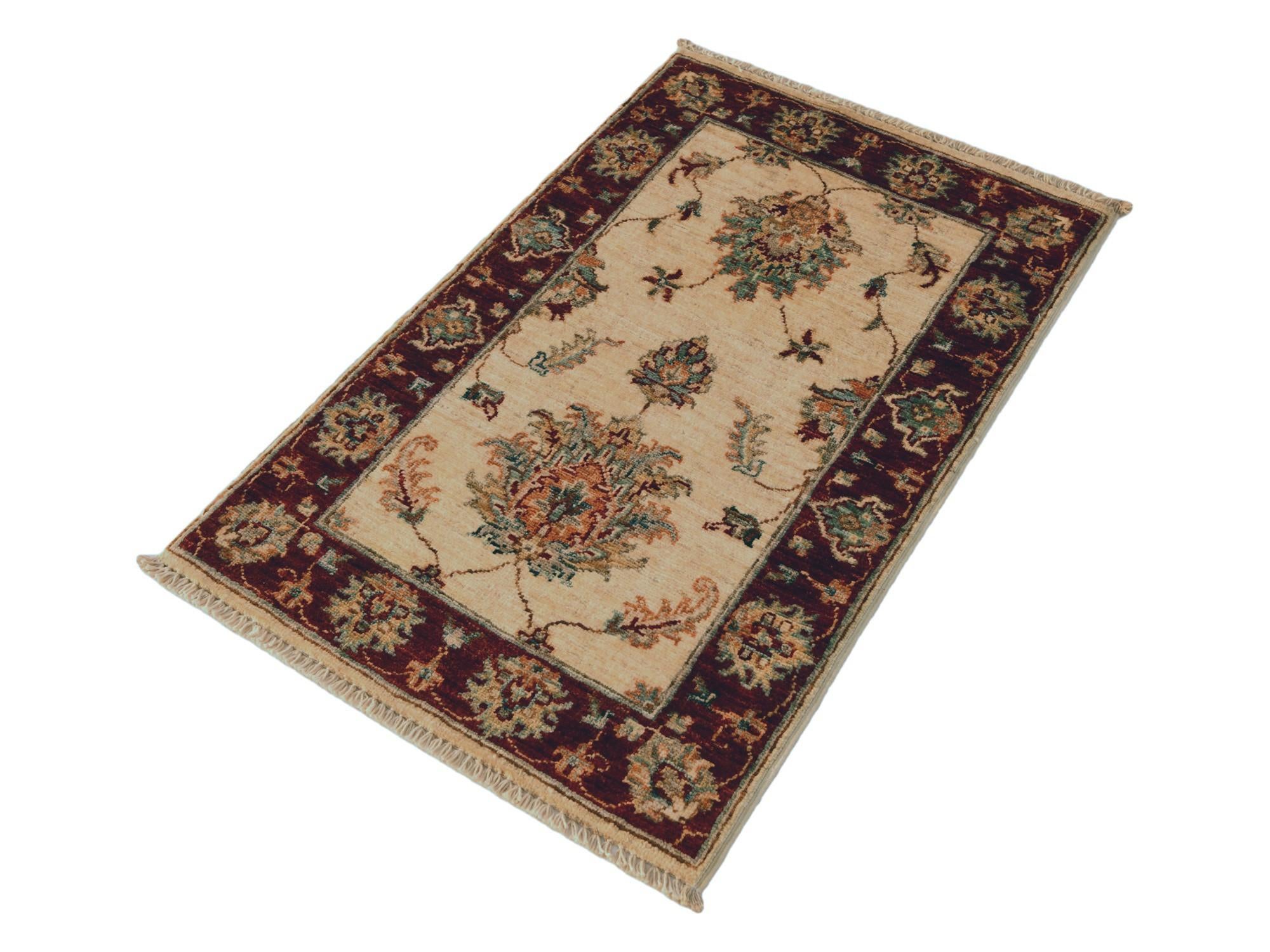 Detail image 4 of 12: 1' 11 x 3' Hand Knotted Ziegler Rug
