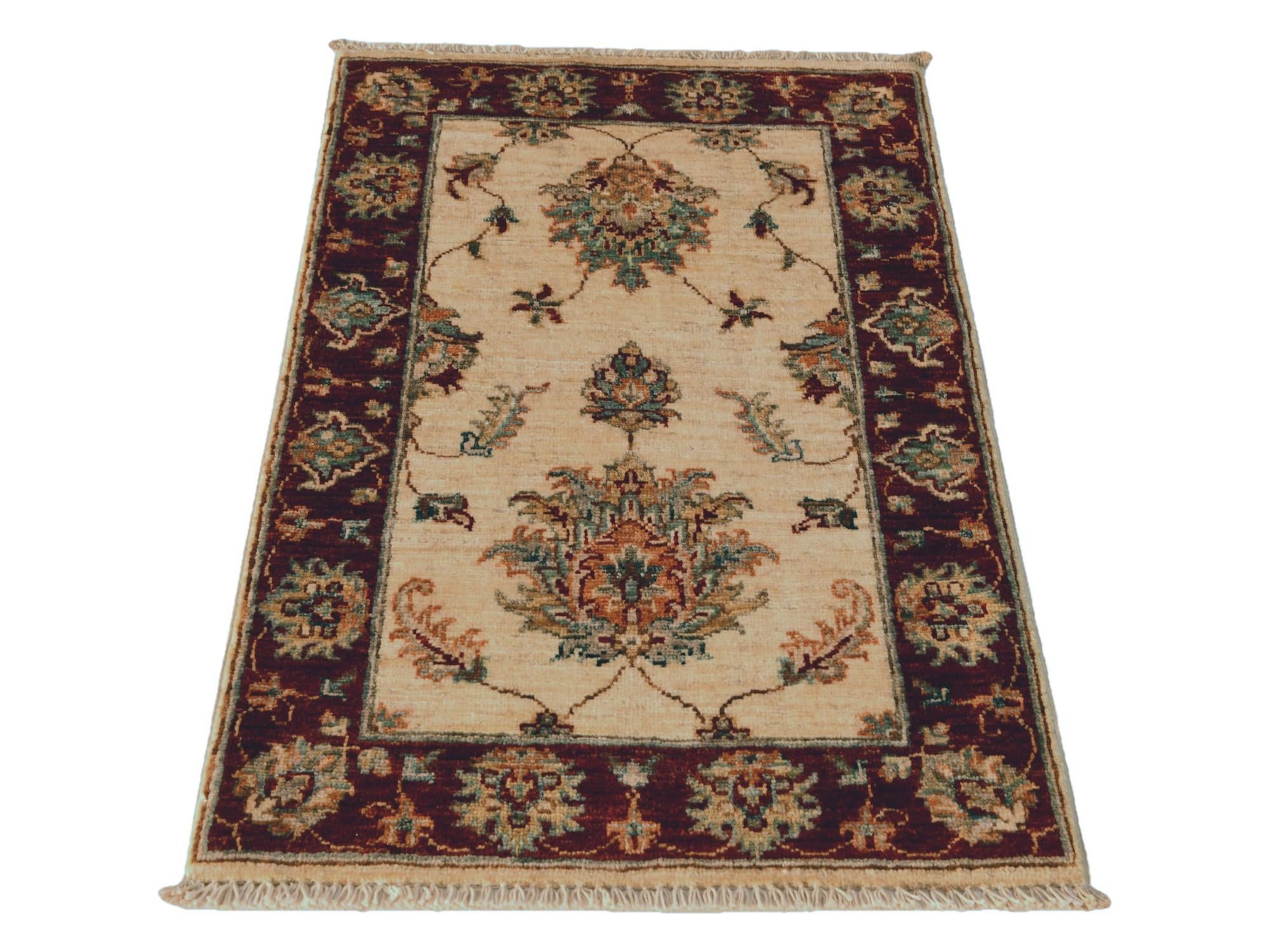 Detail image 5 of 12: 1' 11 x 3' Hand Knotted Ziegler Rug