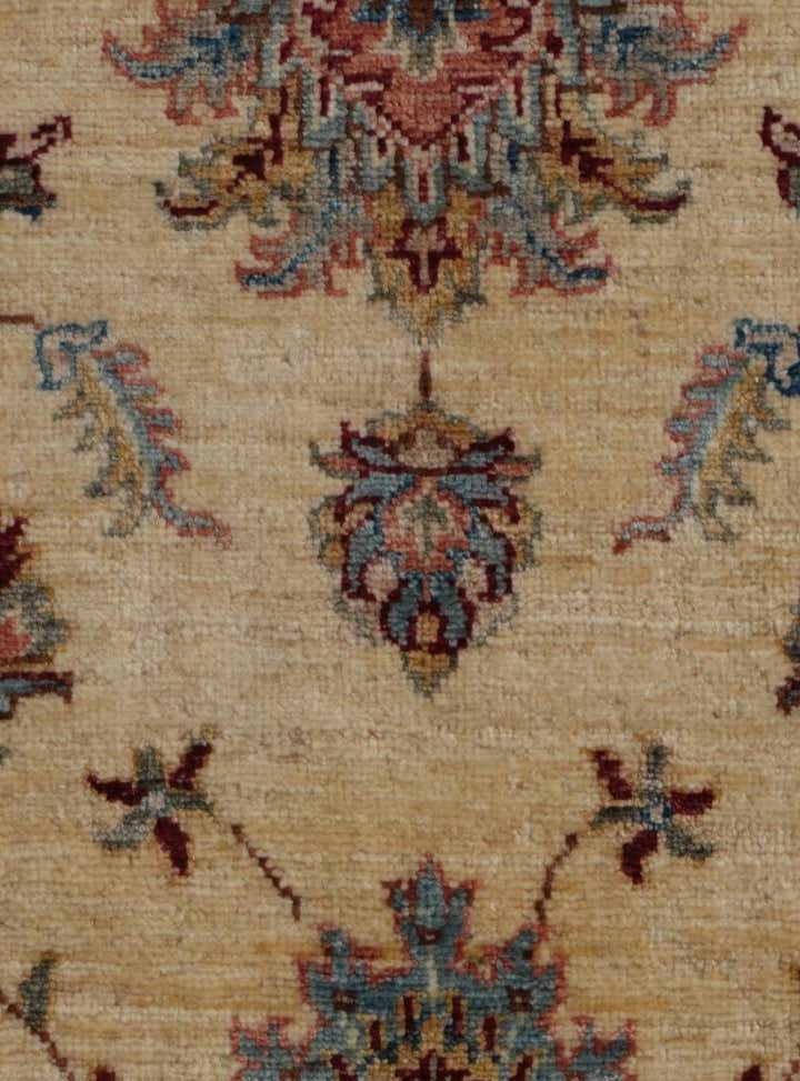 1' 11 x 3' Hand Knotted Ziegler Rug