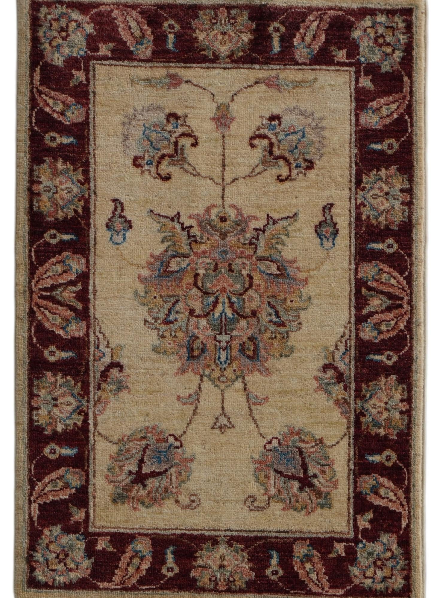 2' x 3' Hand Knotted Ziegler Rug