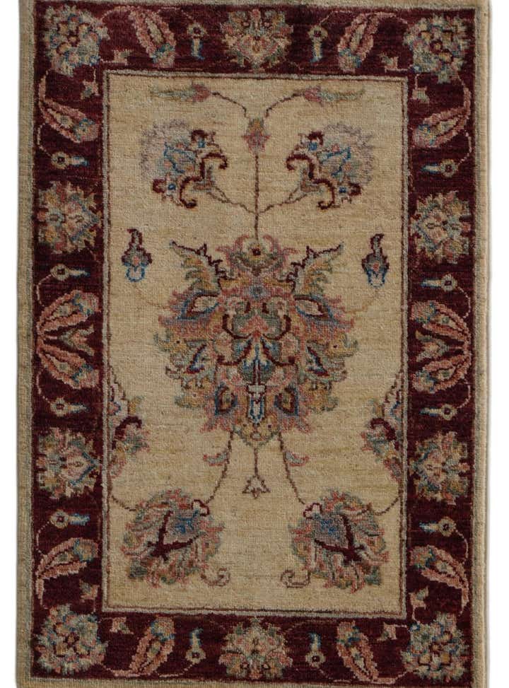 2' x 3' Hand Knotted Ziegler Rug