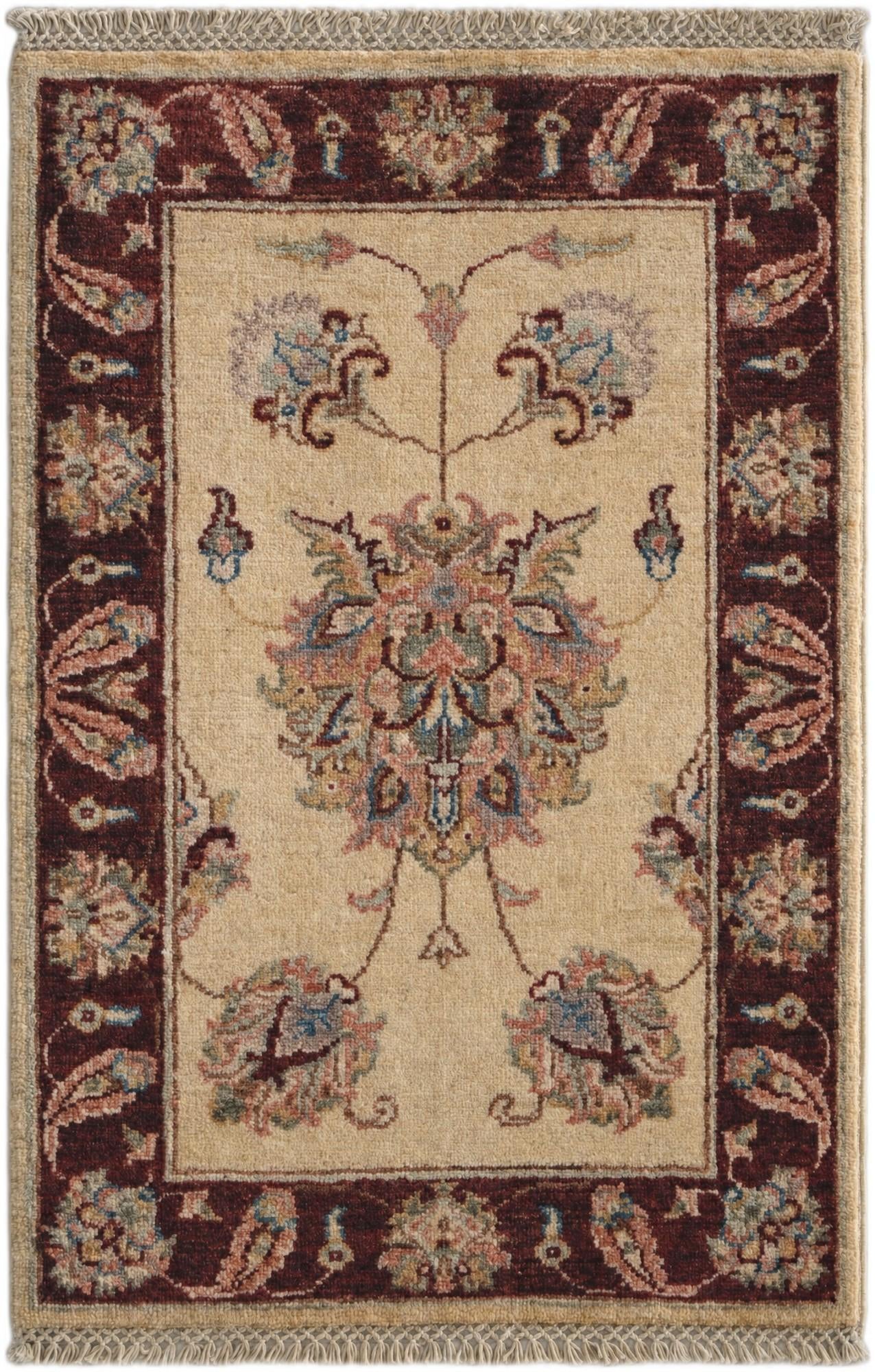 2' x 3' Hand Knotted Ziegler Rug