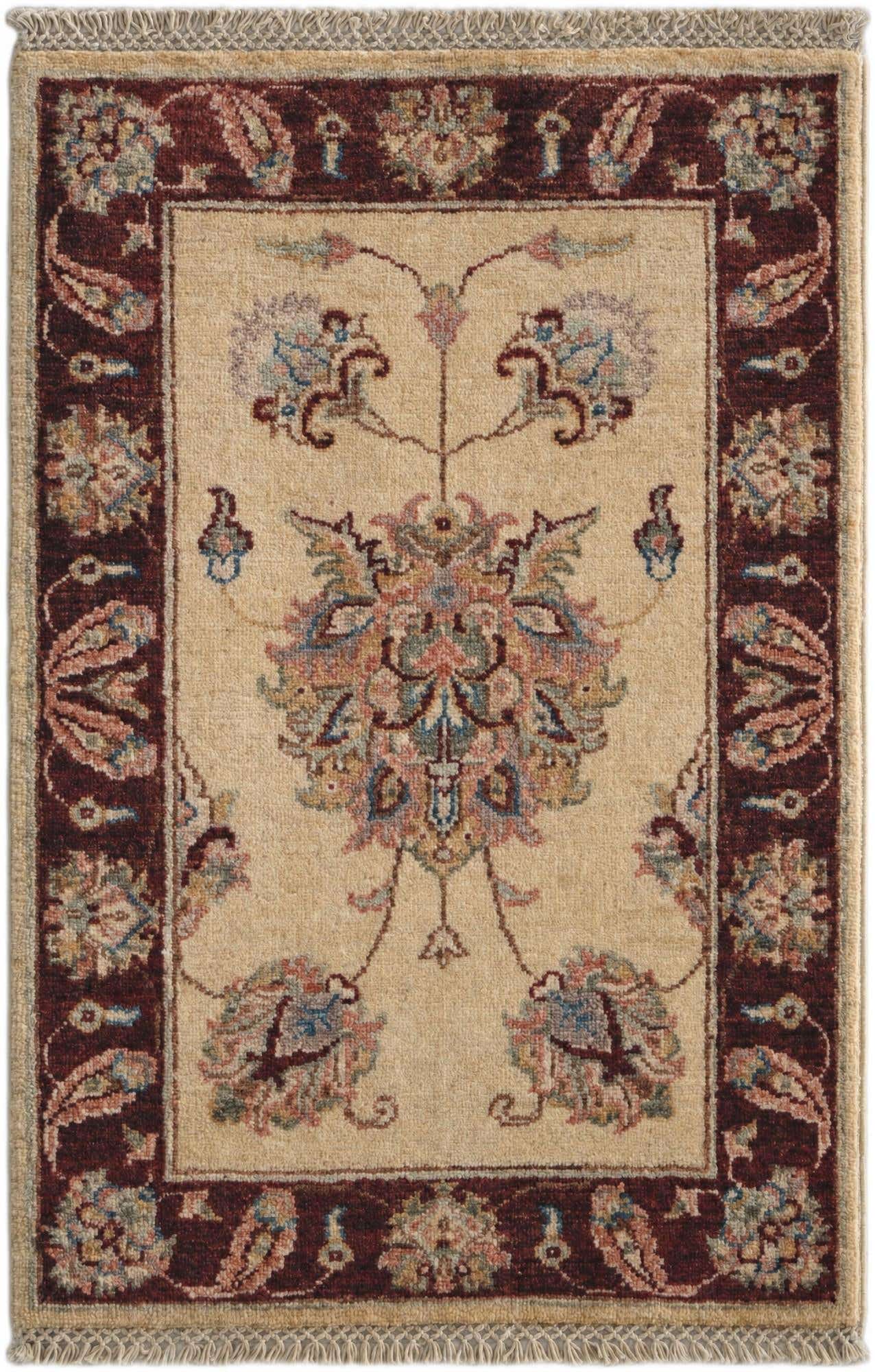 2' x 3' Hand Knotted Ziegler Rug