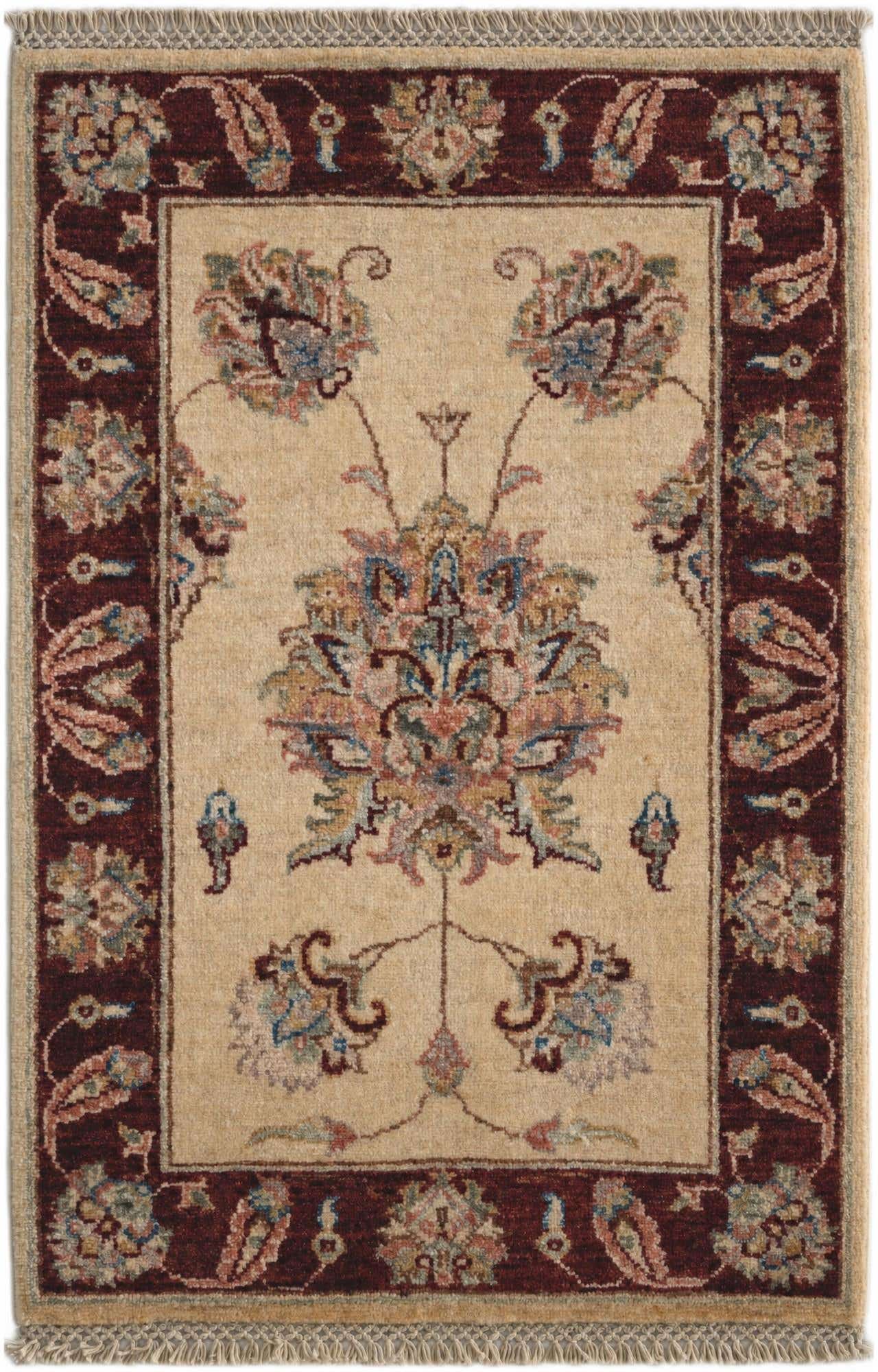 2' x 3' Hand Knotted Ziegler Rug