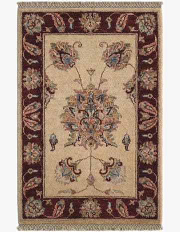 2' x 3' Hand Knotted Ziegler Rug