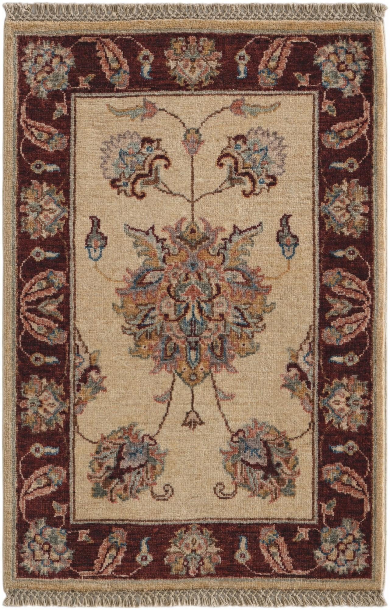 2' x 3' 1 Hand Knotted Ziegler Rug