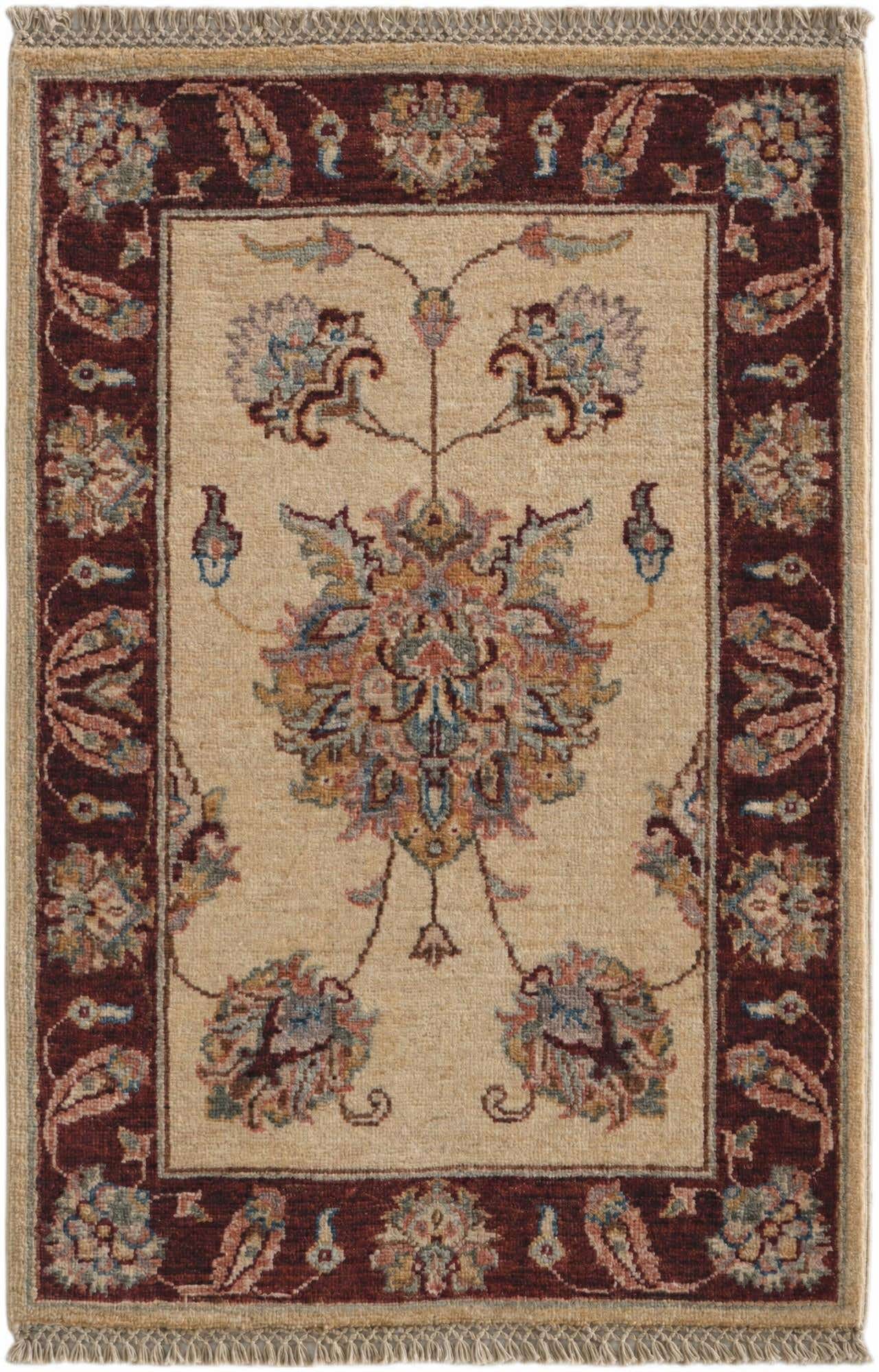 2' x 3' 1 Hand Knotted Ziegler Rug