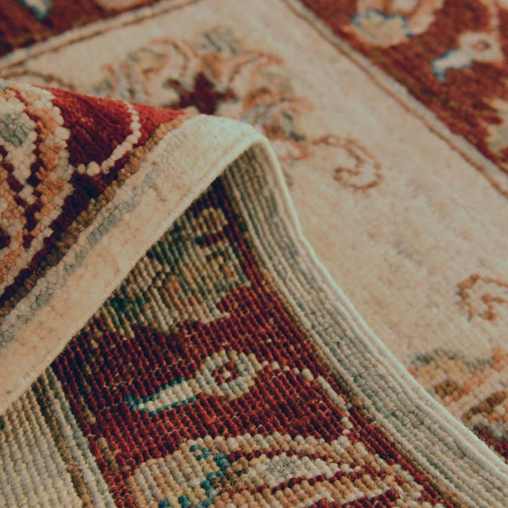 Detail image of 2' x 2' 11 Hand Knotted Ziegler Rug