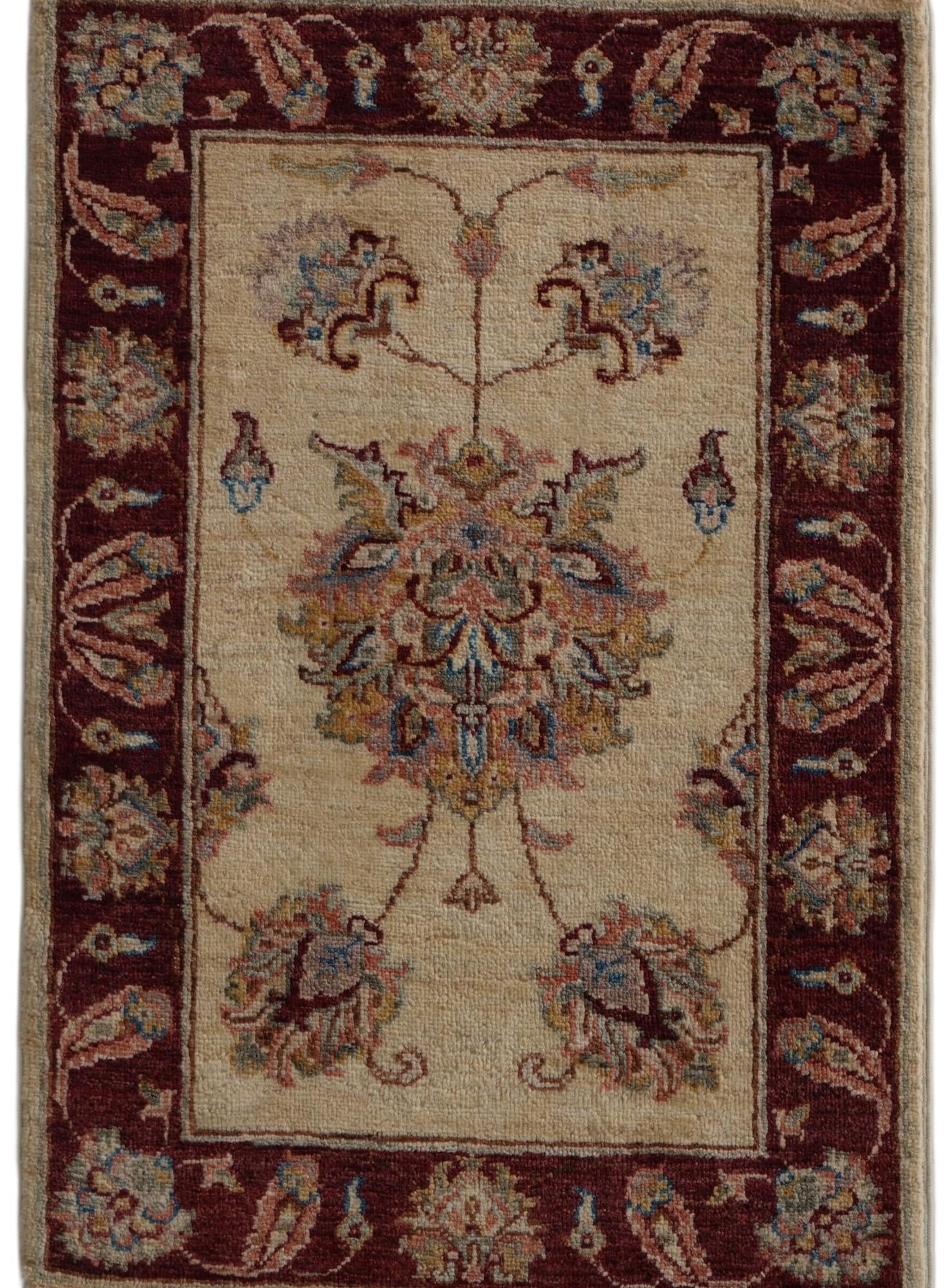 2' x 2' 11 Hand Knotted Ziegler Rug