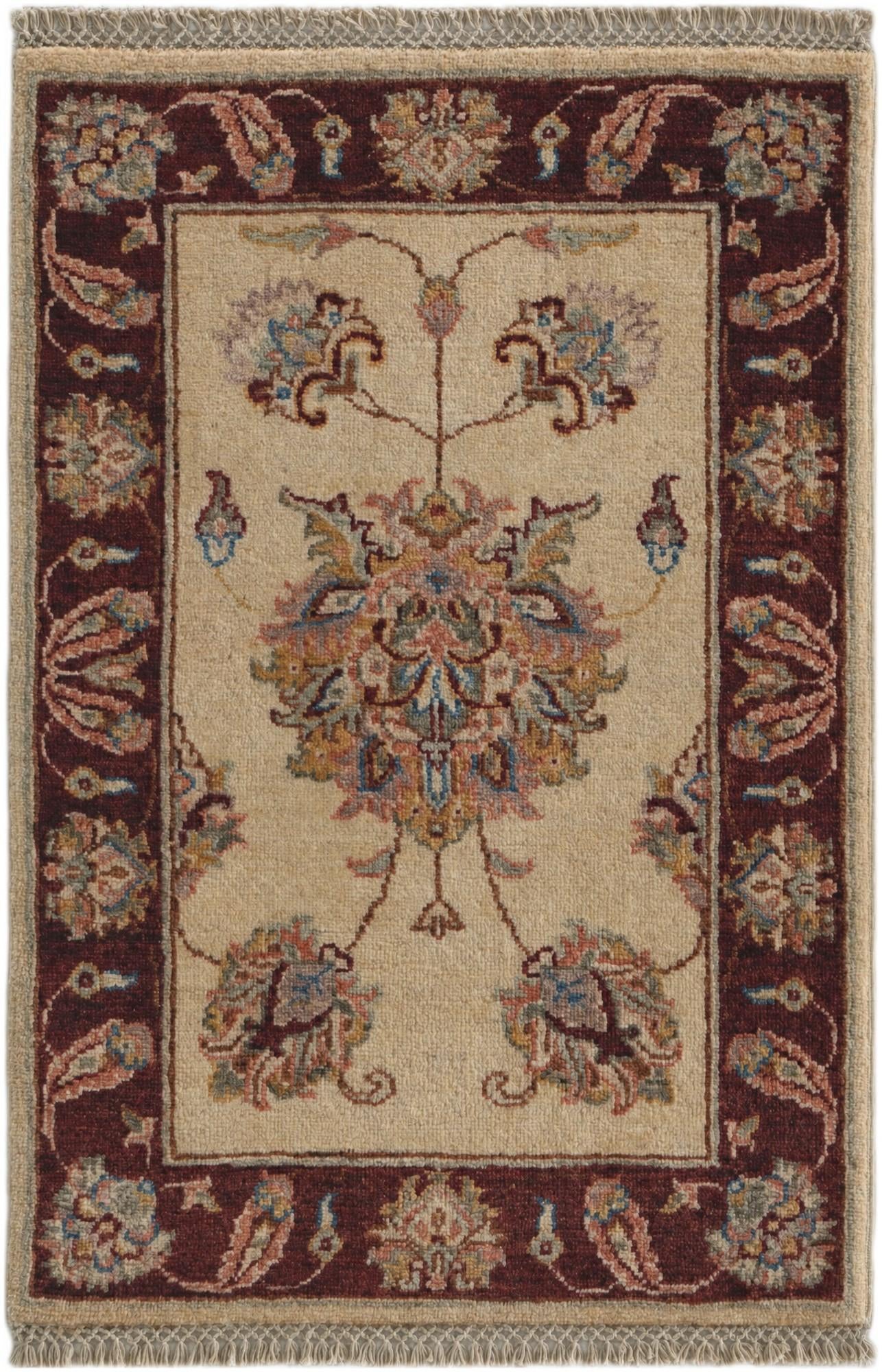 2' x 2' 11 Hand Knotted Ziegler Rug