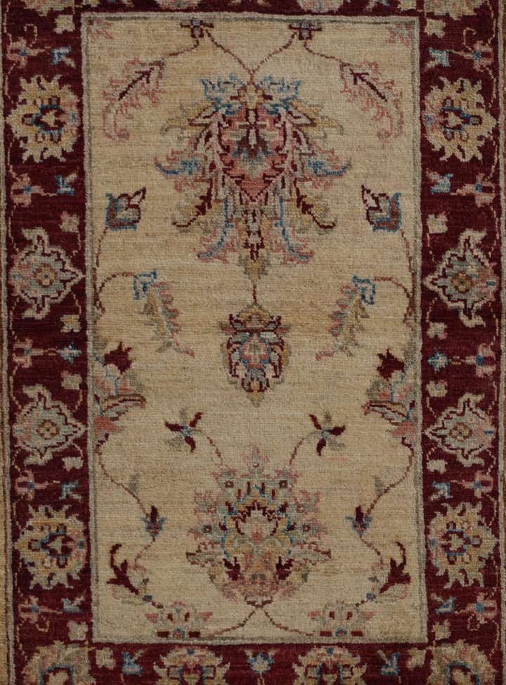 2' 1 x 3' 3 Hand Knotted Ziegler Rug