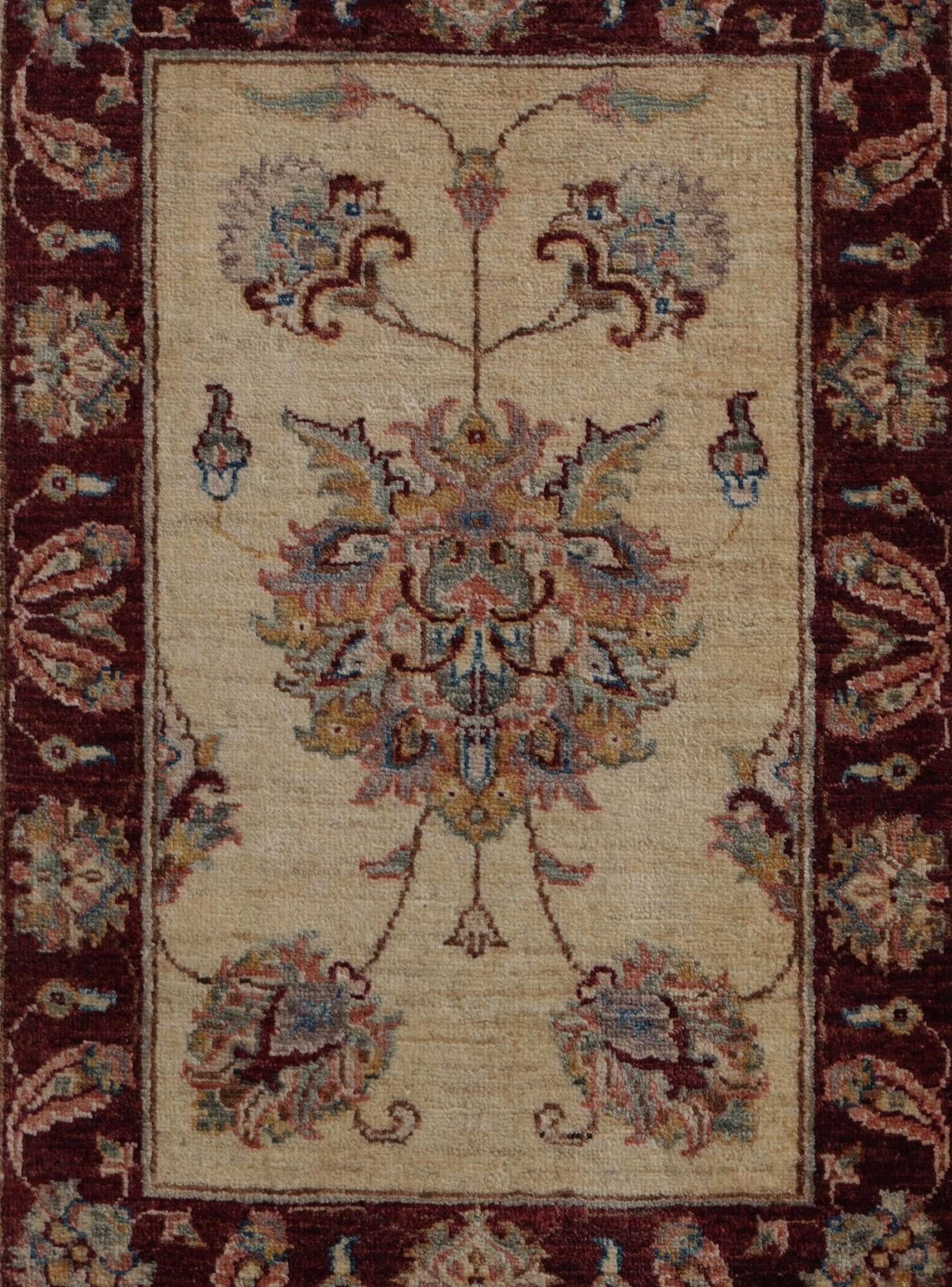 2' x 3' Hand Knotted Ziegler Rug