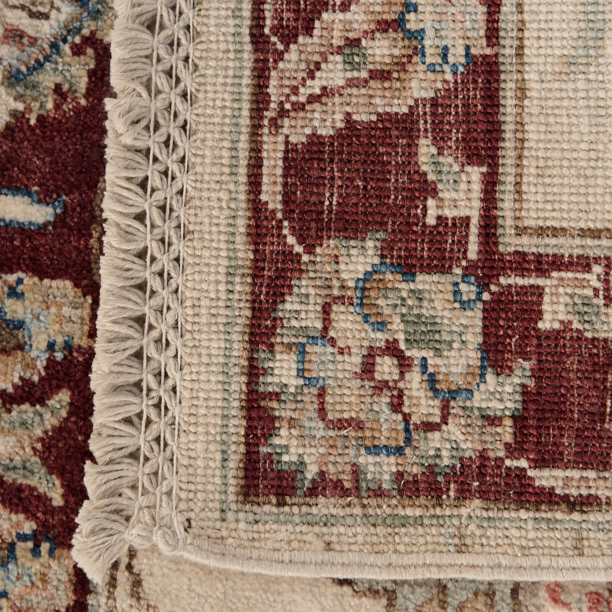60cm x 90cm Hand Knotted Ziegler Rug