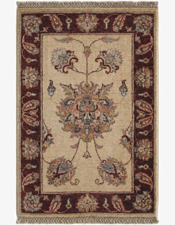 2' x 3' Hand Knotted Ziegler Rug