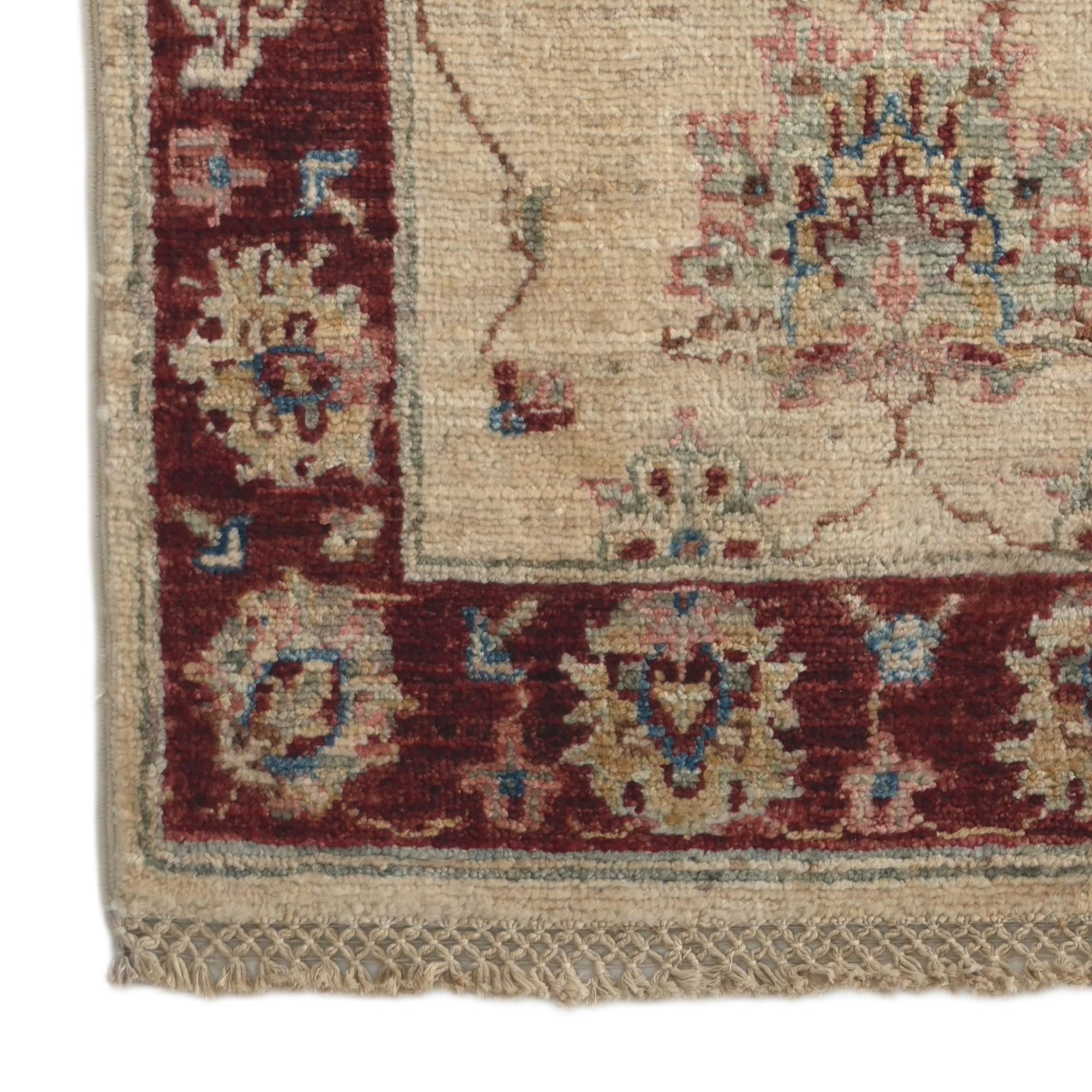 Detail image 7 of 12: 2' 1 x 2' 10 Hand Knotted Ziegler Rug