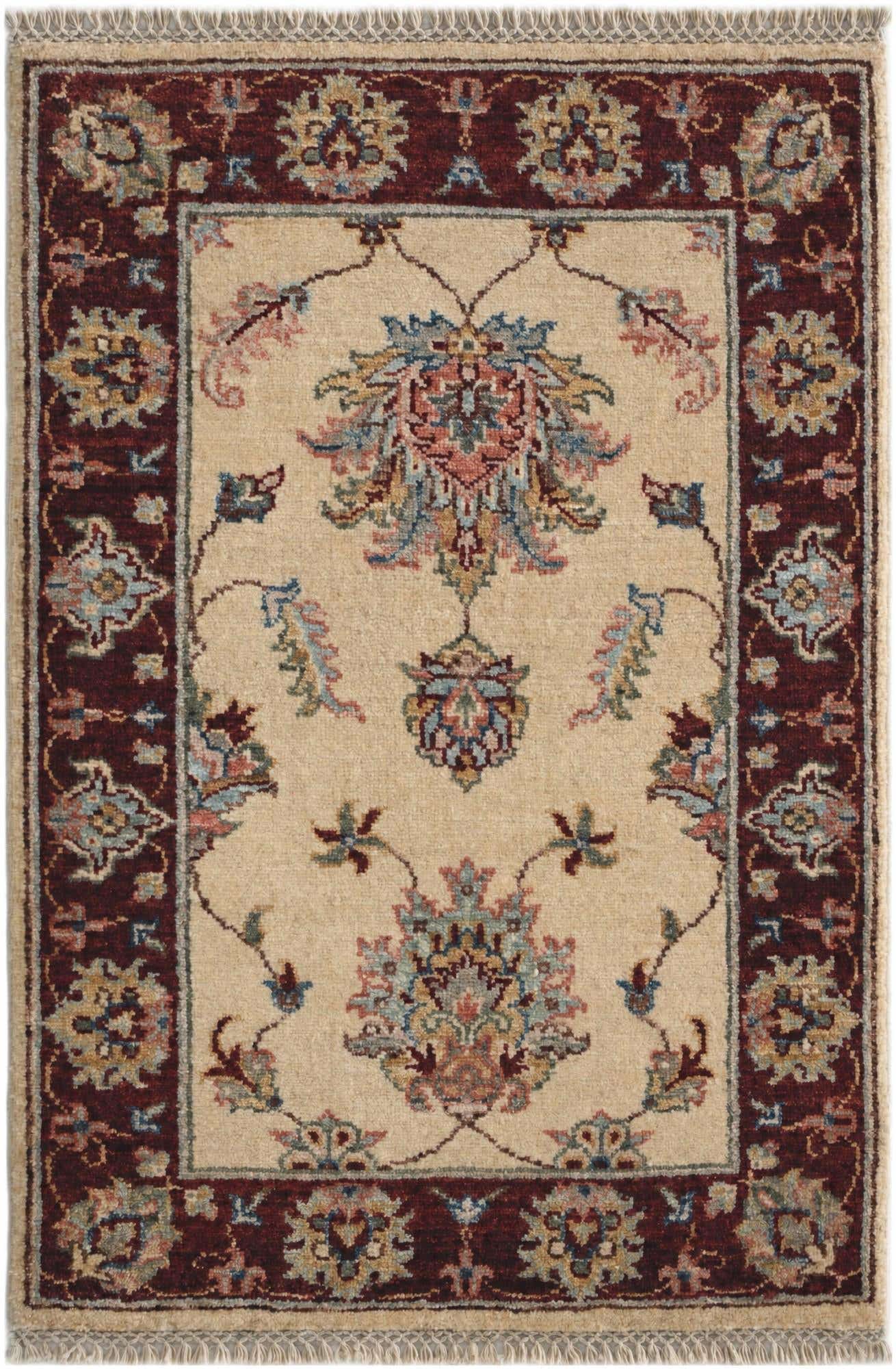2' 2 x 3' 1 Hand Knotted Ziegler Rug