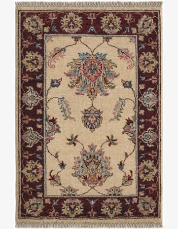 2' 2 x 3' 1 Hand Knotted Ziegler Rug