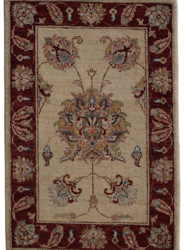 2' x 3' Hand Knotted Ziegler Rug