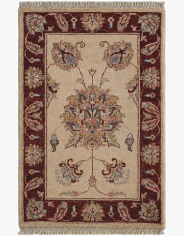 2' x 3' Hand Knotted Ziegler Rug