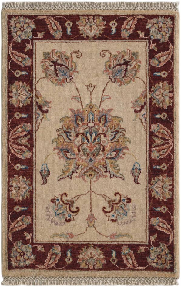 Detail image of 2' x 3' Hand Knotted Ziegler Rug