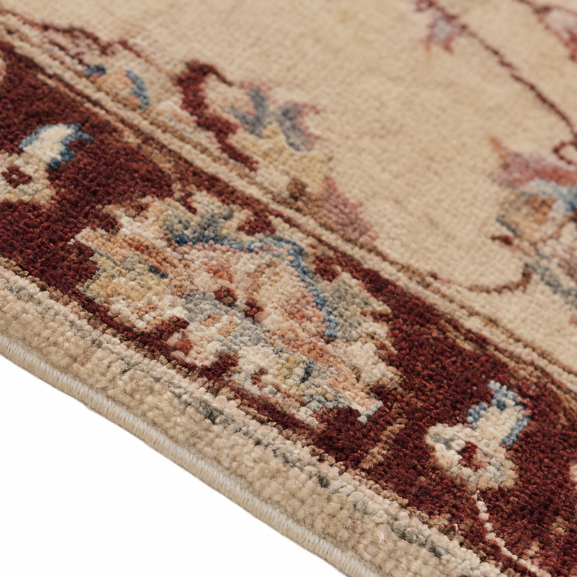60cm x 90cm Hand Knotted Ziegler Rug