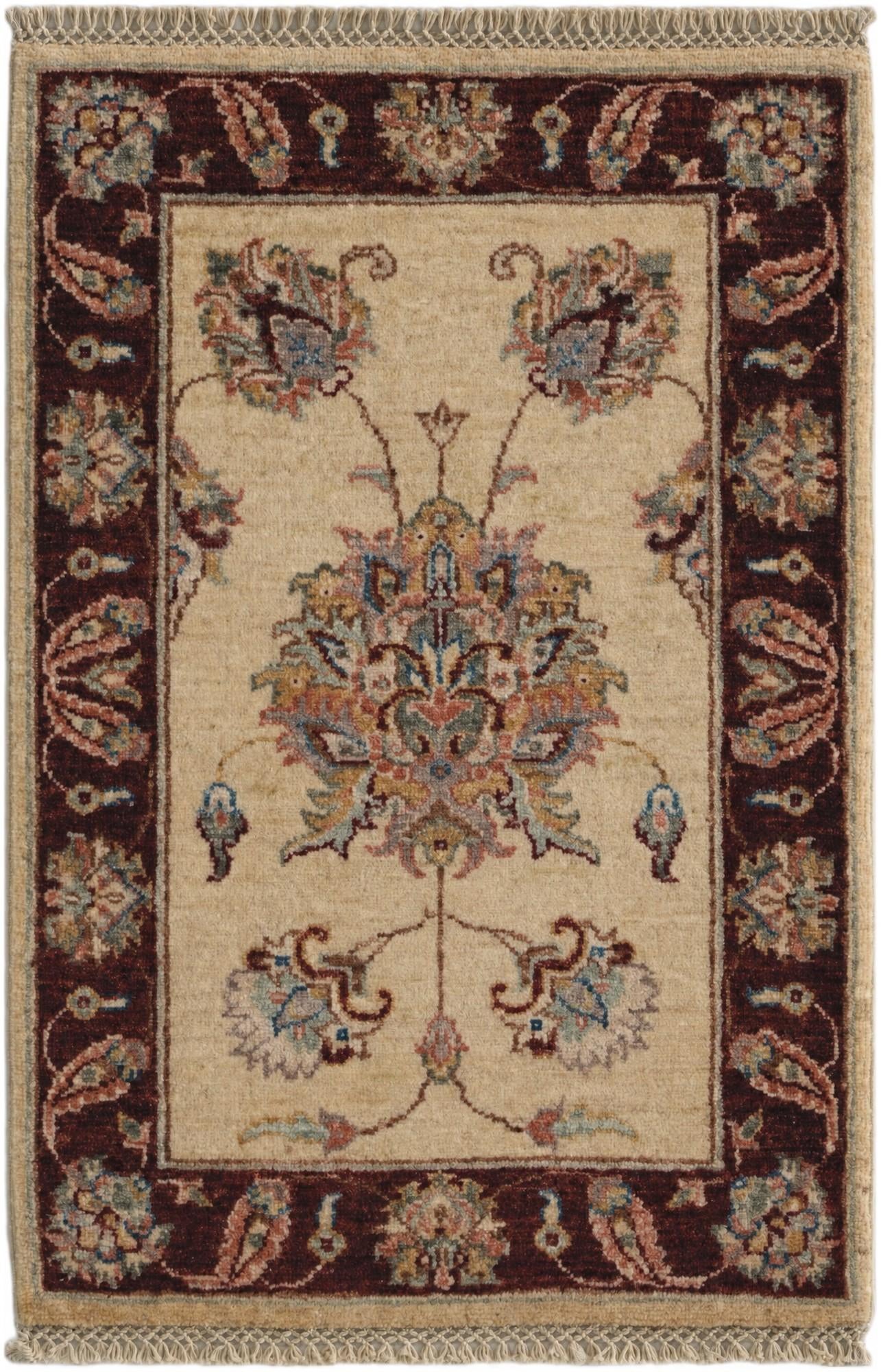 2' x 3' Hand Knotted Ziegler Rug