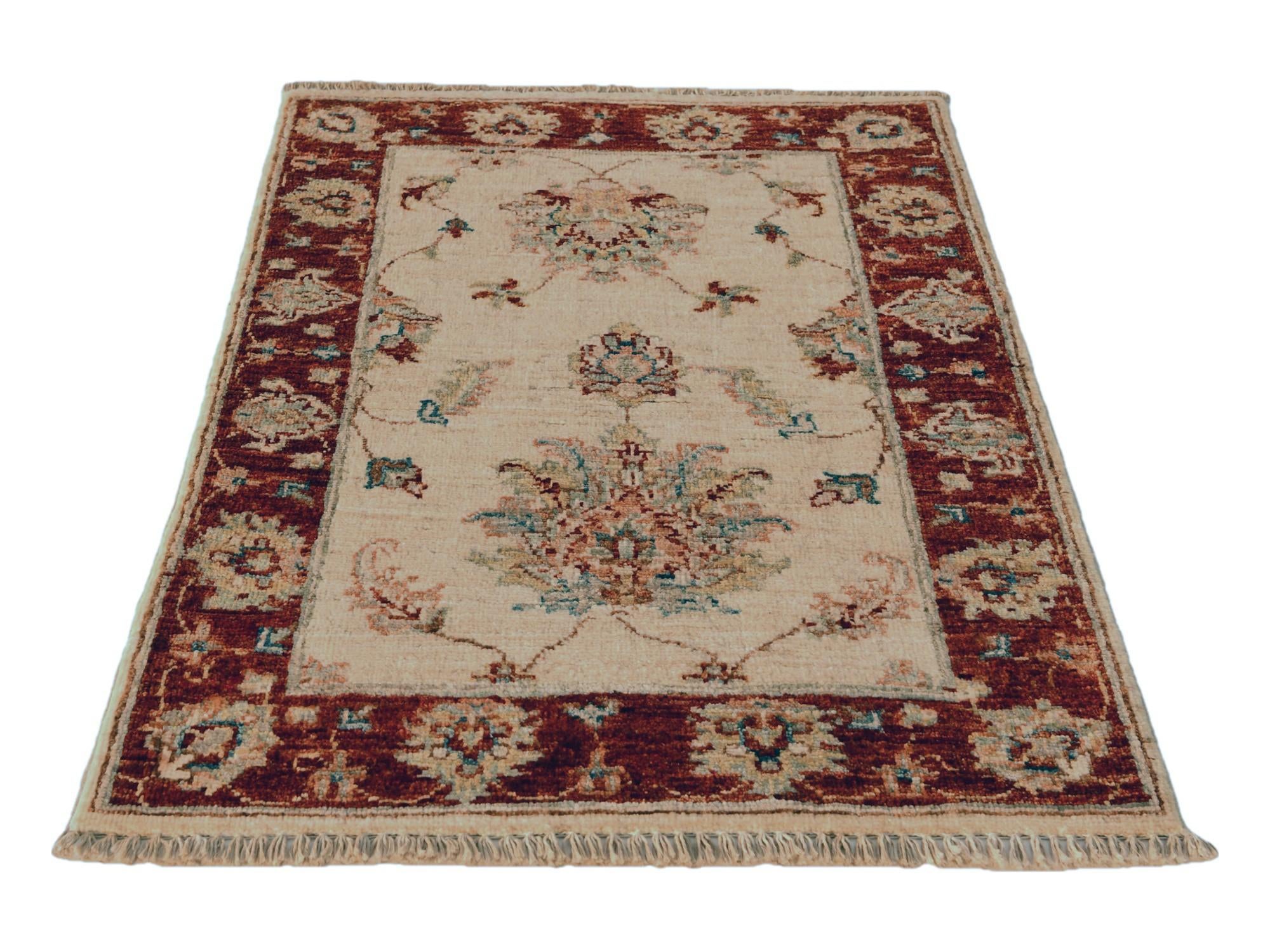 2' x 3' Hand Knotted Ziegler Rug