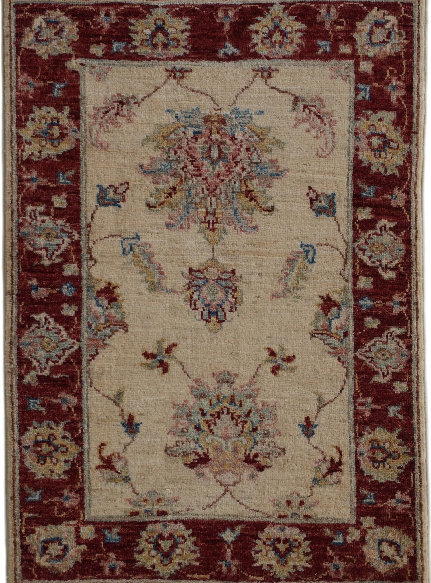 2' x 3' Hand Knotted Ziegler Rug