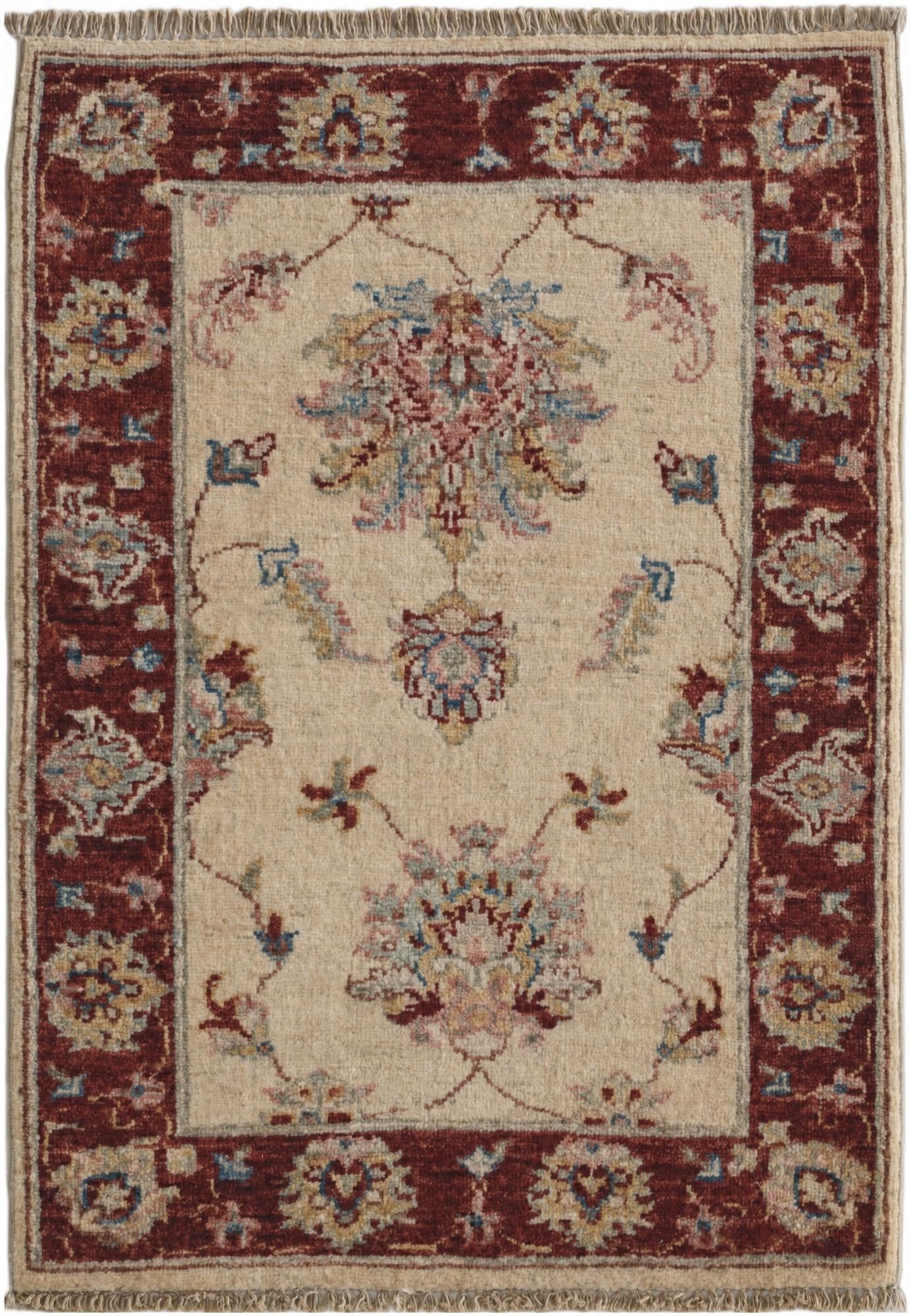 2' x 3' Hand Knotted Ziegler Rug