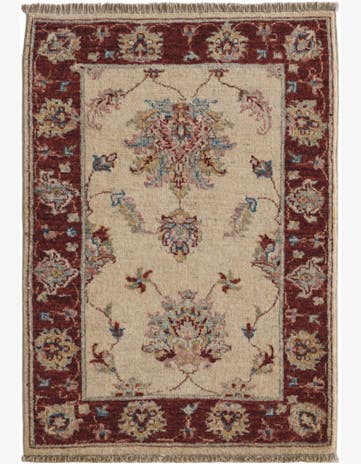 2' x 3' Hand Knotted Ziegler Rug