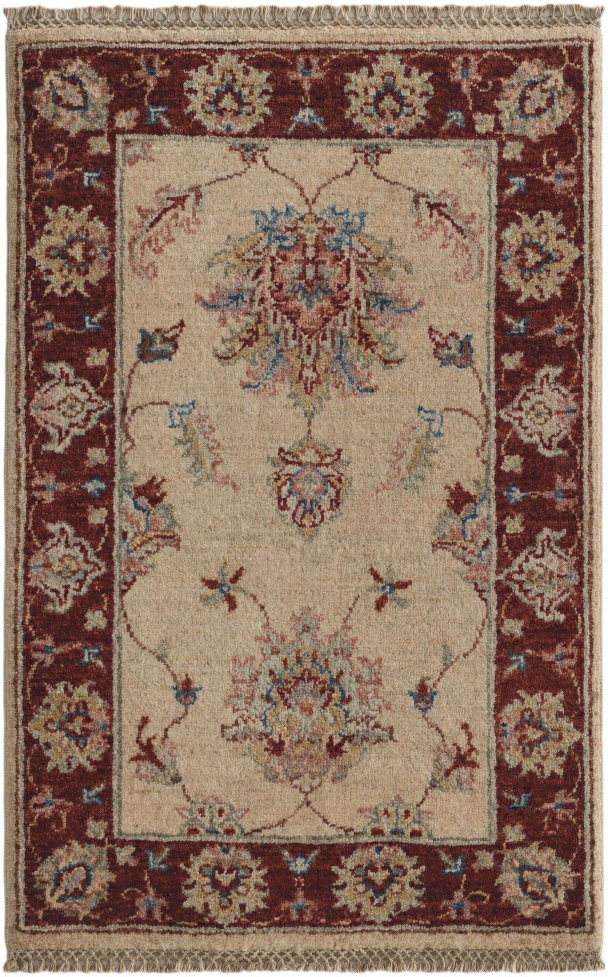 2' x 3' 2 Hand Knotted Ziegler Rug
