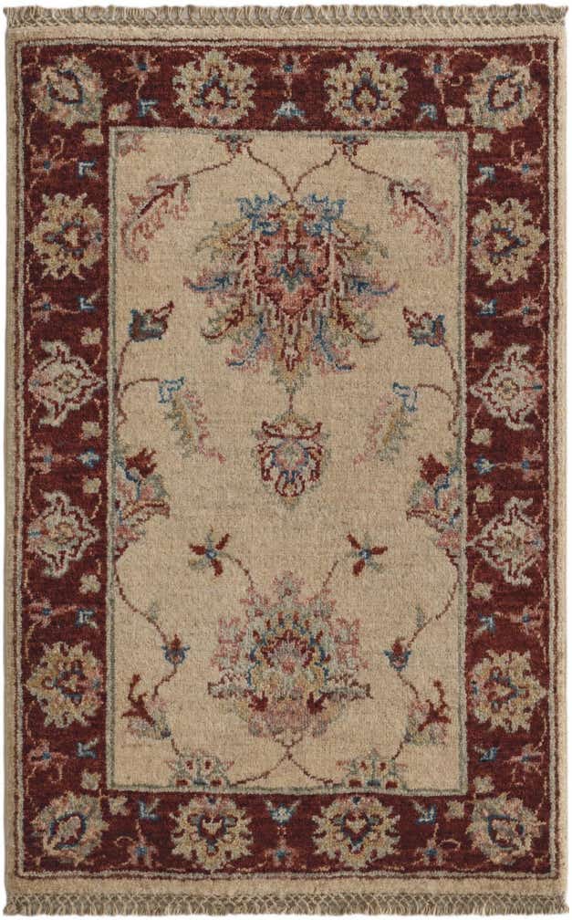 2' x 3' 2 Hand Knotted Ziegler Rug