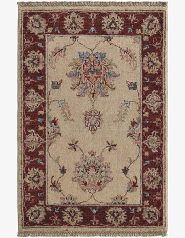 2' 1 x 3' 3 Hand Knotted Ziegler Rug