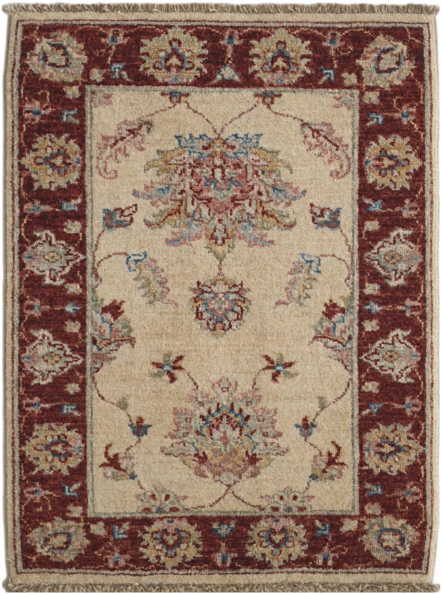 2' x 2' 9 Hand Knotted Ziegler Rug