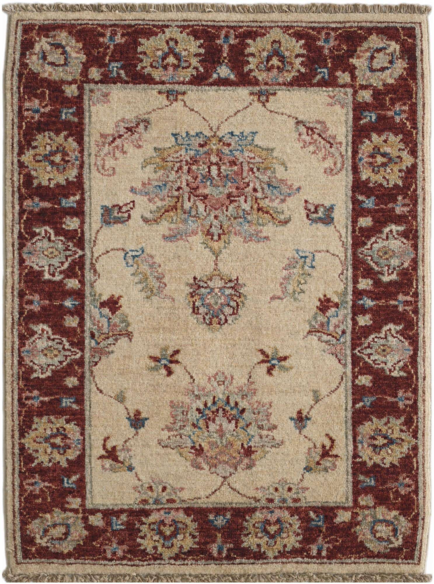 2' x 2' 9 Hand Knotted Ziegler Rug