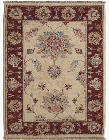 2' x 2' 9 Hand Knotted Ziegler Rug
