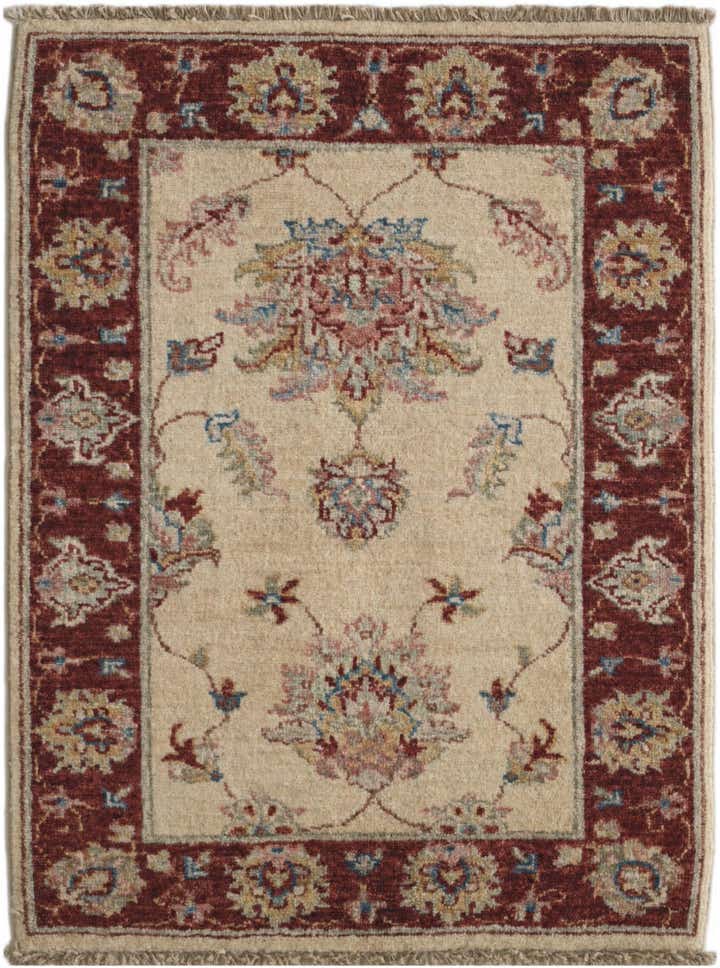 2' x 2' 9 Hand Knotted Ziegler Rug