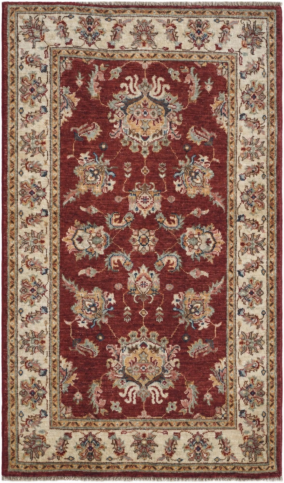 2' 11 x 4' 11 Hand Knotted Ziegler Rug