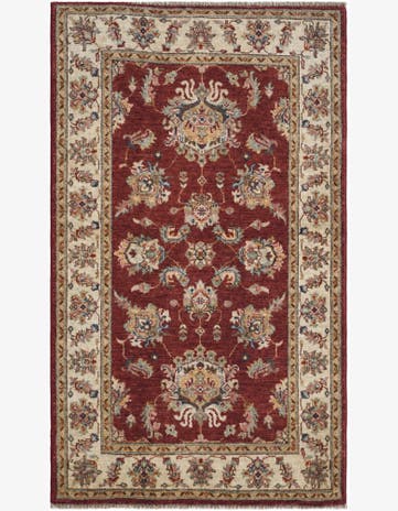 2' 11 x 4' 11 Hand Knotted Ziegler Rug