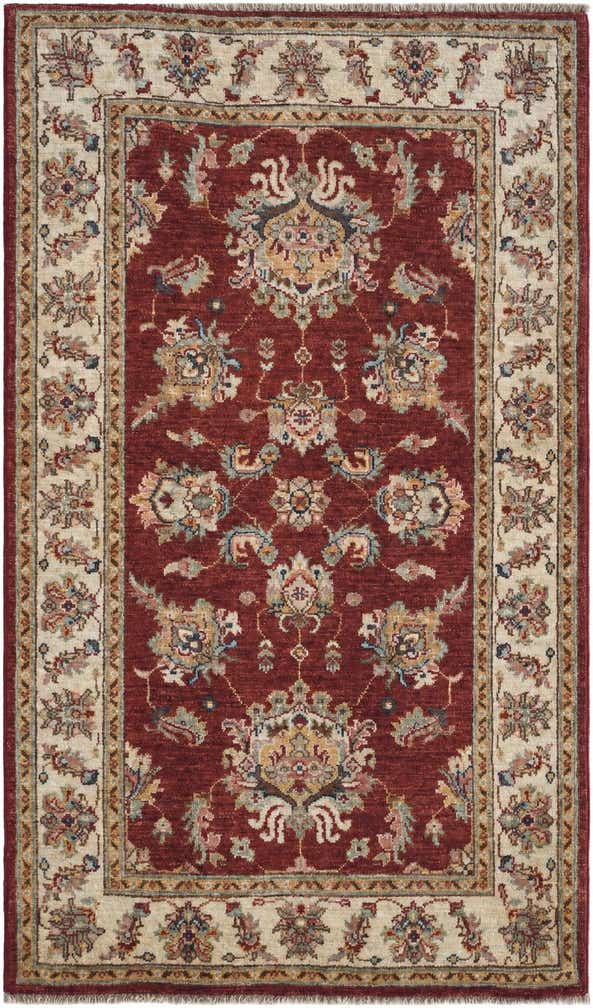 2' 11 x 4' 11 Hand Knotted Ziegler Rug