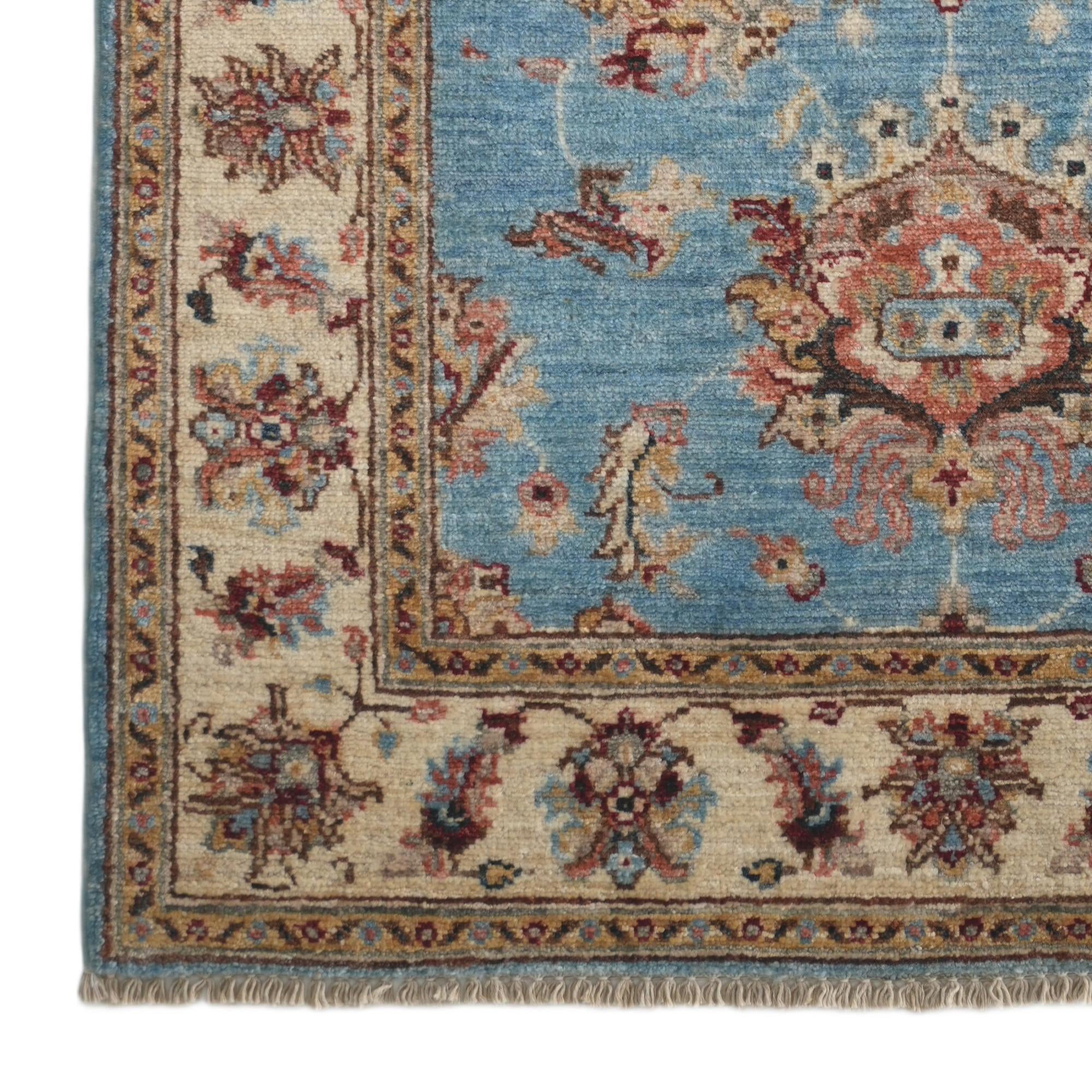 3' 1 x 4' 11 Hand Knotted Ziegler Rug