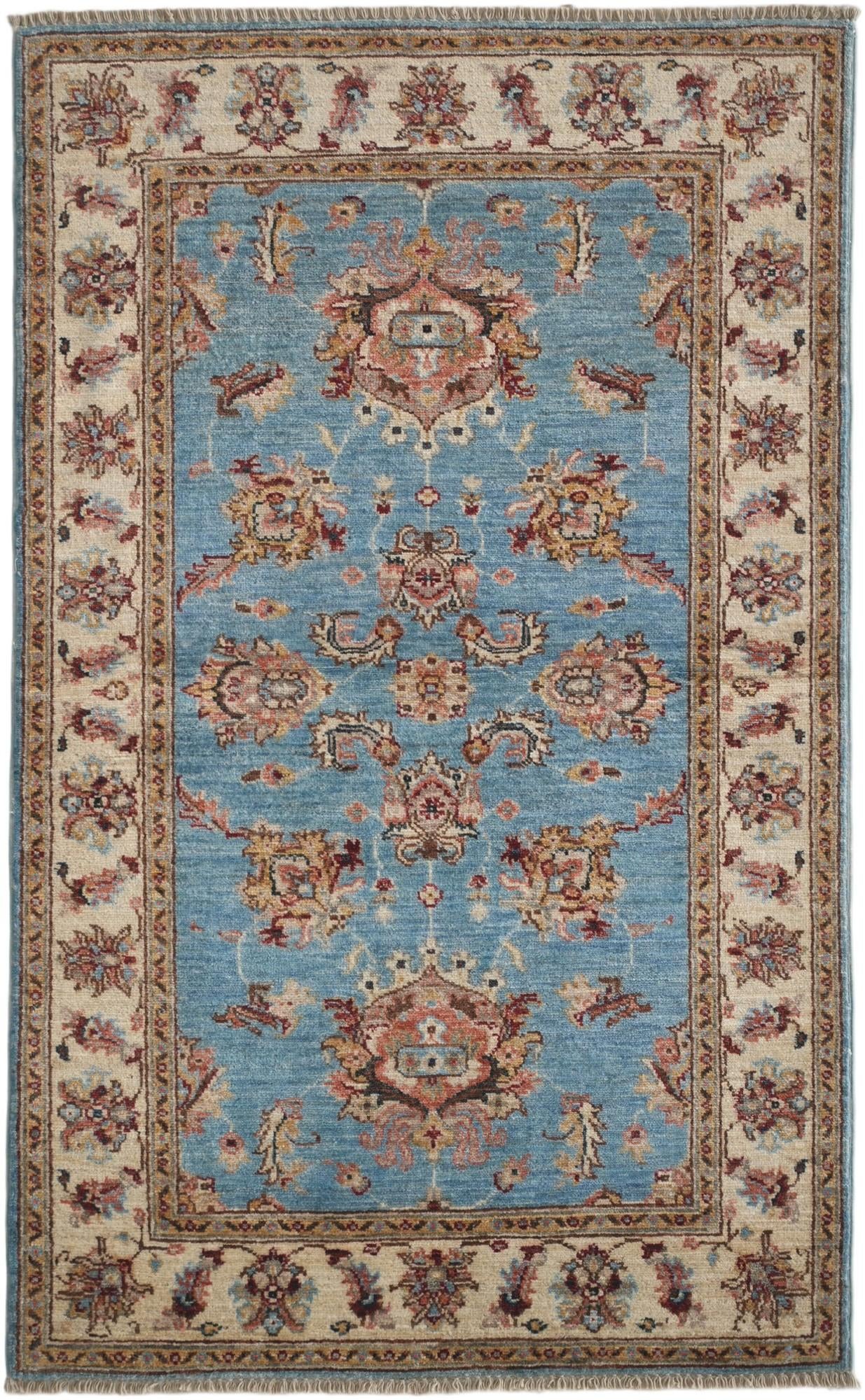 3' 1 x 4' 11 Hand Knotted Ziegler Rug