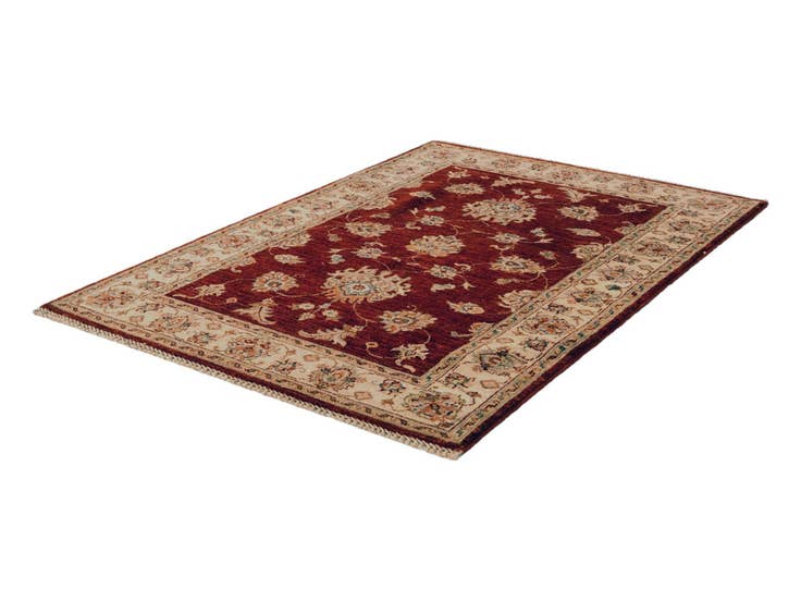 Detail image of 3' 6 x 5' Hand Knotted Ziegler Rug