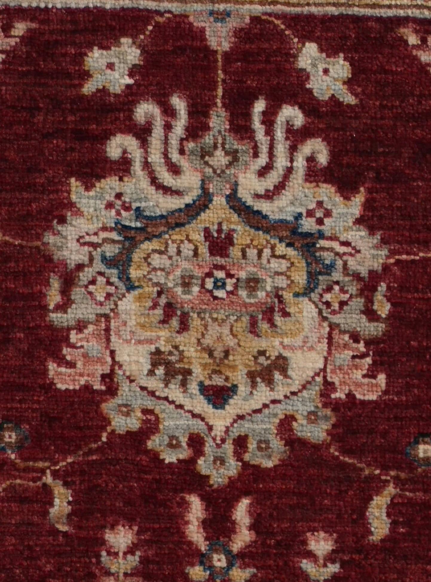 3' 4 x 5' 3 Hand Knotted Ziegler Rug