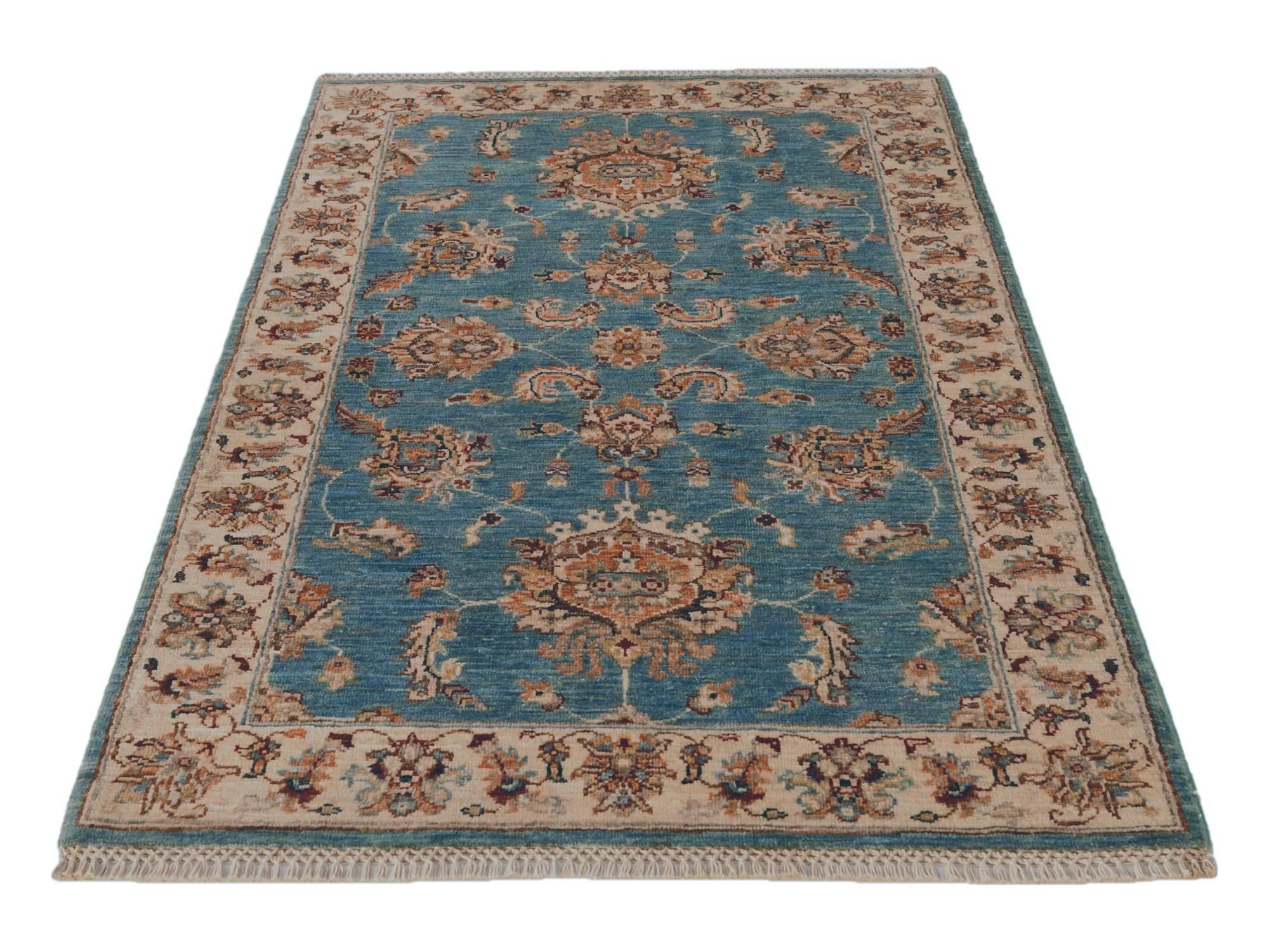 3' x 4' 11 Hand Knotted Ziegler Rug