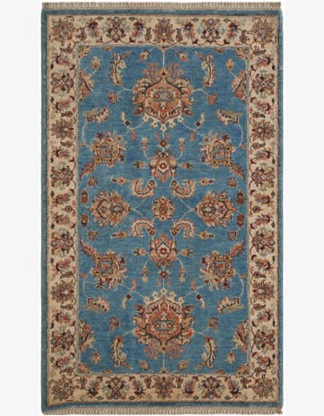 3' x 4' 11 Hand Knotted Ziegler Rug