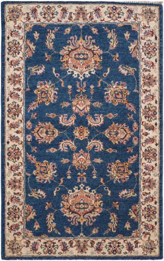 90cm x 145cm Handgeknüpft Ziegler Teppich