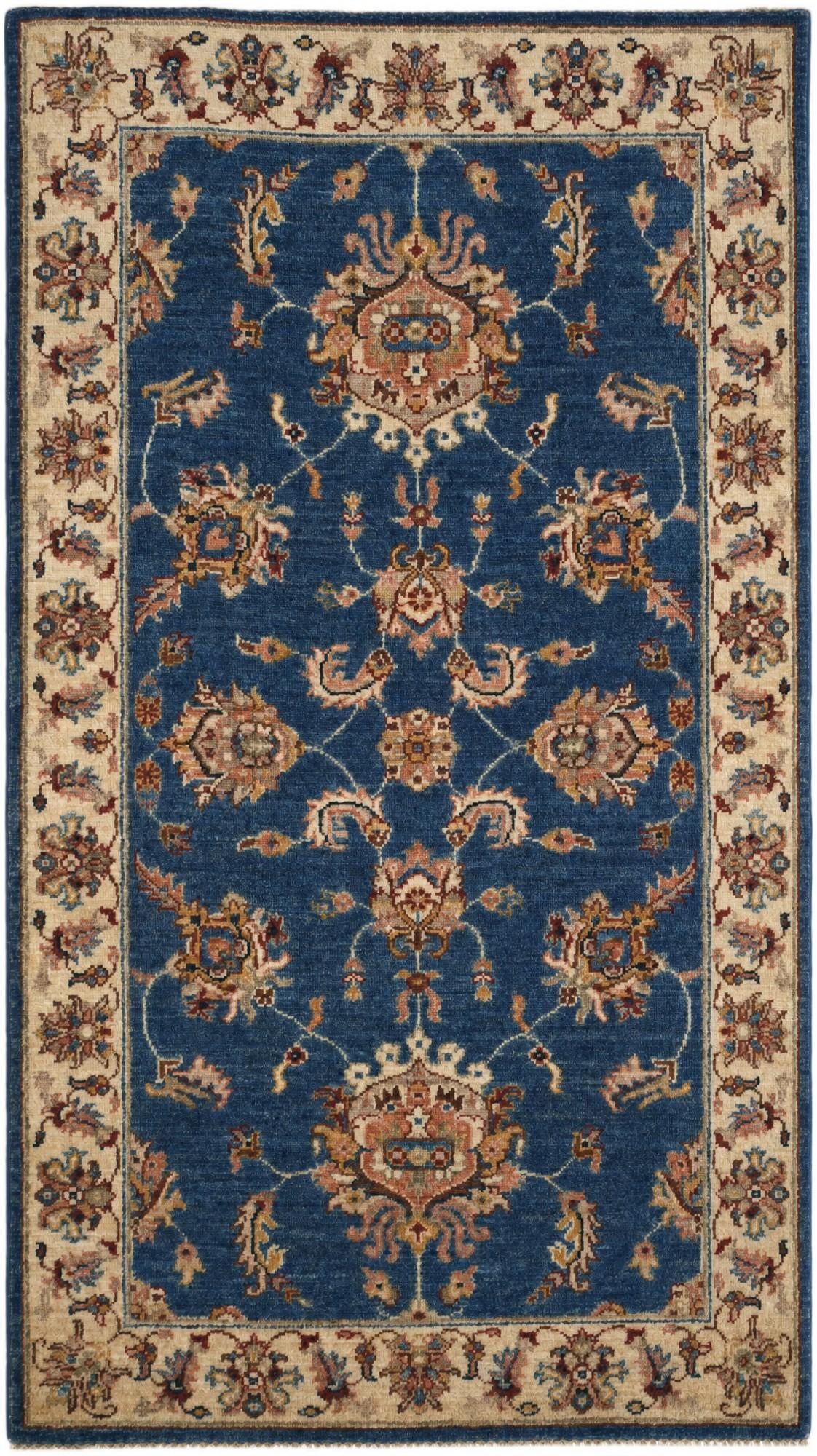 2' 11 x 5' 1 Hand Knotted Ziegler Rug